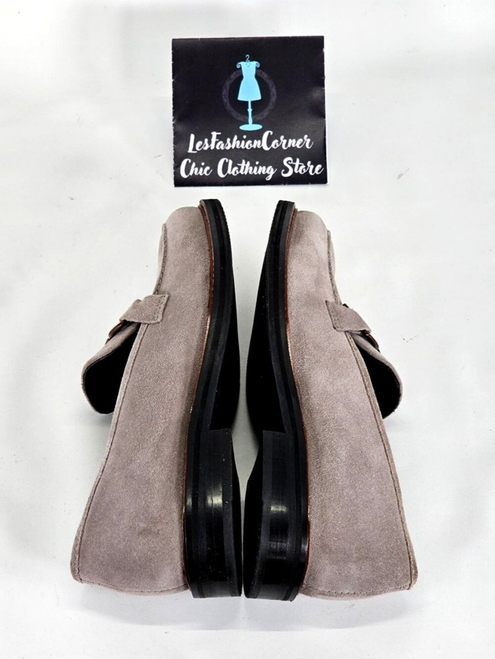 Ara Women's Kyle 2.0 Light Grey Suede High Soft Loafers Size 5.5 137 - Picture 15 of 16